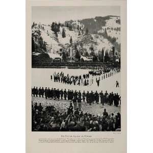  1936 Winter Olympics Germany Closing Ceremony Print 