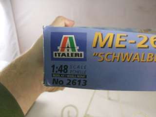 ITALERI ME 262 A 1A SCHWALBE MODEL AIRPLANE KIT  