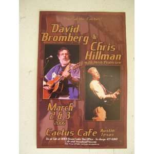  David Bromberg & Chris Hillman Concert poster Handbill 