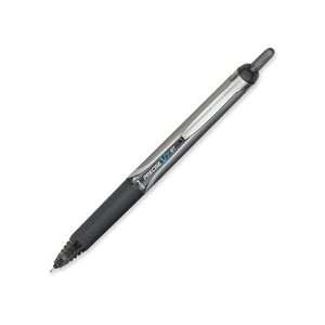 Rollerball Pen, Retractable, Fine Point, Green Barrel/Ink Qty:12