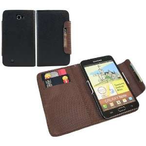  BLACK BROWN Executive Wallet Case Cover Skin Cover with Credit 