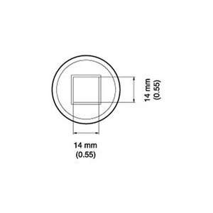  BGA Nozzle for 852 SMD Rework Station, 14 x 14 x 12.4mm 