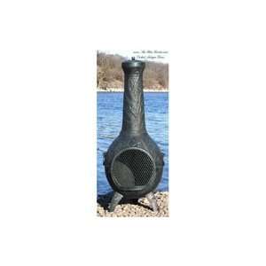  Blue Rooster Orchid Cast Aluminum Chiminea: Patio, Lawn 