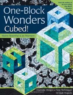 One Block Wonders Cubed Book  Maxine Rosenthal Joy Pe  