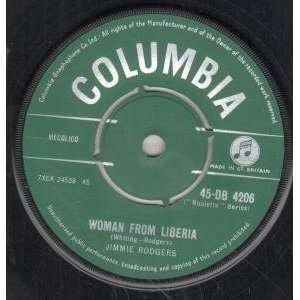   FROM LIBERIA 7 INCH (7 VINYL 45) UK COLUMBIA JIMMIE RODGERS Music