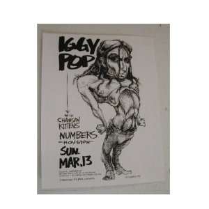  Iggy Pop Handbill Poster Derek Hess 