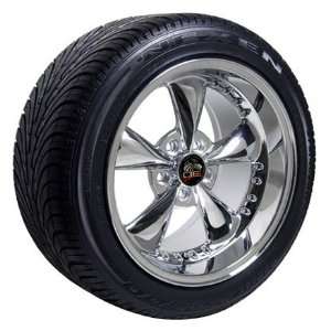 17 Fits Mustang (R) Bullitt   Bullet Style Wheels tires   Chrome with 