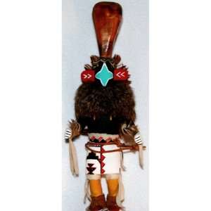   Hand Carved Native American Kachina Doll Walking Stick: Everything