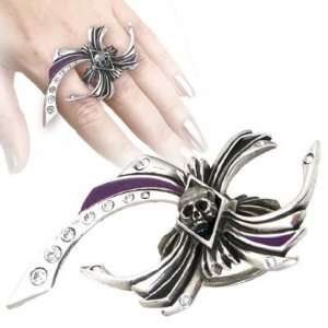  Incy Wincy Forme Two Finger Hand Ring Size 8