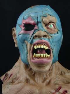 Wrestler Halloween Horror Latex Mask Prop, NEW  