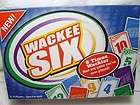 WACKEE SIX/FAST PACED CARD GAME/MADE IN THE USA/AGES 6+/2 12 PLAYERS 