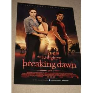  TWILIGHT BREAKING DAWN (C) Movie Poster   Flyer   11 x 17 