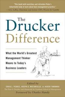 the drucker difference what craig l pearce hardcover $ 22