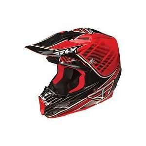 2012 FLY RACING F2 CARBON TREY CANARD REPLICA HELMET (LARGE) (RED 