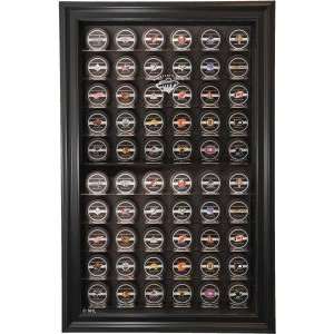  Minnesota Wild 60 Puck Cabinet Style Display Case, Black 