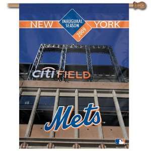 New York Mets Citi Field Vertical Flag 27x37 Banner 
