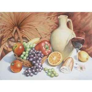  Watercolour by Numbers Still Life Fruit Toys & Games