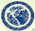 LUNCHEON PLATE Royal Worcester BLUE WILLOW c1890s