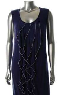 Design History NEW Plus Size Casual Dress Blue BHFO Sale 3X  