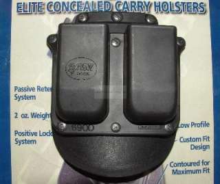 NEW FOBUS DOUBLE MAGAZINE POUCH MAG PADDLE GLOCK 9mm .40S&W 357SIG 