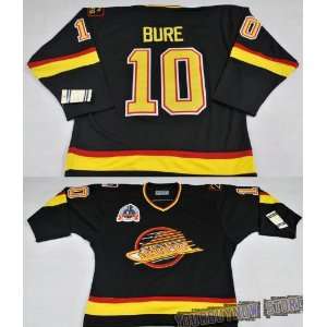 Pavel Bure #10 Vancouver Canucks Throwback Black Jersey Hockey Jerseys 