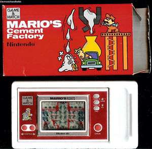 Nintendo Game & Watch MARIOS CEMENT FACTORY electronic handheld from 