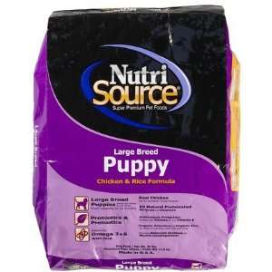  Nutri Source Large Breed   Puppy   Chicken & Rice   30 lbs 