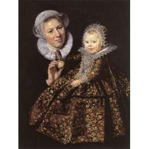   Hals   32 x 42 inches   Catharina Hooft with her Nurse