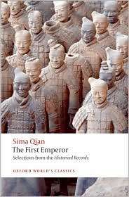 The First Emperor Selections from the Historical Records, (0199574391 