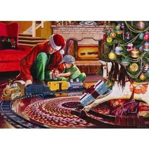   Tree Train Jigsaw Puzzle 1000 Piece by Cobble Hill: Toys & Games