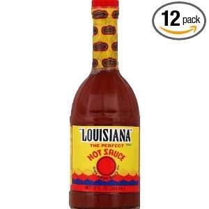 Louisiana, Corp. Sauce, Hot, 12 Ounce (Pack of 12)  