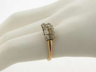 Antique 10 Diamonds 1 Carat 18K Gold Ring  