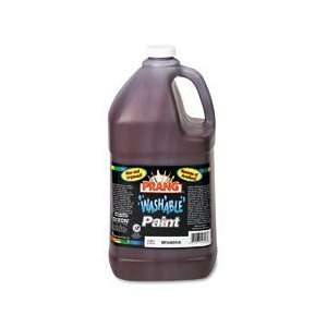  Prang 10608 Prang Washable Paint, Gallon Size, Brown, 1 