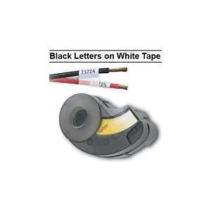   Label, .5 x .5, Black on White, 500/Cartridge