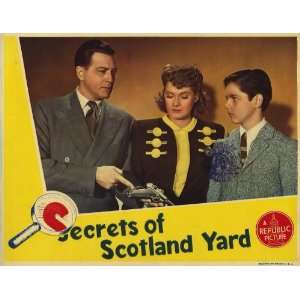  Secrets of Scotland Yard   Movie Poster   11 x 17