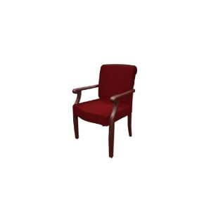  National Justice Vinyl Guest Chair, Poppy (Red) Office 