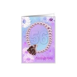  56 years Birthday card Card Toys & Games