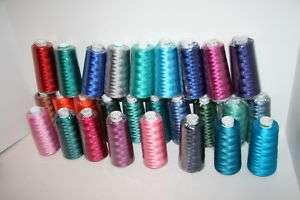 Madeira No.40 Rayon 5000M Embroidery Thread 23 Colors  