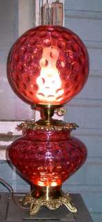   Dot Spot Fenton Electric GWTW Lamp Gone With The Wind Light!!  