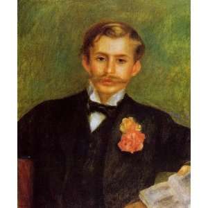Oil Painting: Monsieur Germain: Pierre Auguste Renoir Hand Painted Art 