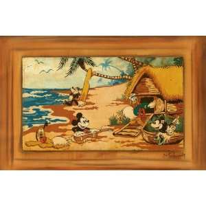  Fab 5 Go Hawaiian   Disney Fine Art Giclee by Trevor 
