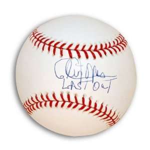  Cleon Jones Autographed Baseball  Details Last Out 