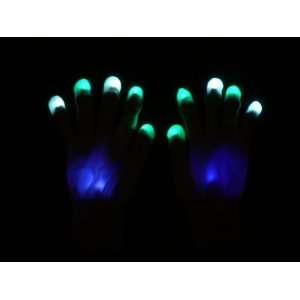  Joker Custom Rave LED Glove Set (12 Rave Lights + One Pair 