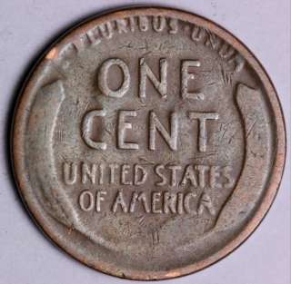 1922 NO D Type 1 Lincoln Wheat Cent Penny FREE P/H  