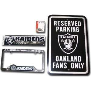  Oakland Raiders Die Hard Fan Pack: Sports & Outdoors