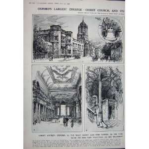   : 1922 CHRIST CHURCH OXFORD COLLEGE ARCHITECTURE DEAN: Home & Kitchen