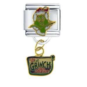  Grinch Mean Face Licensed Christmas Italian Charms 