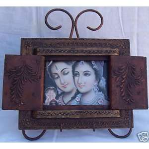  Lord Shiva & Parvati, Double door Photo Frame Everything 