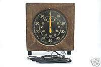 Wall 60 sec Wooden Cabinet Timer Clock C.H. Stoelting  