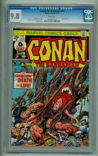 CONAN THE BARBARIAN #41 CGC 9.8 WHITE PAGES  